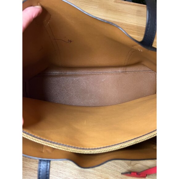 AUTHENTIC TORY BURCH BLACK PERRY SHOULDER BAG - Picture 9 of 11